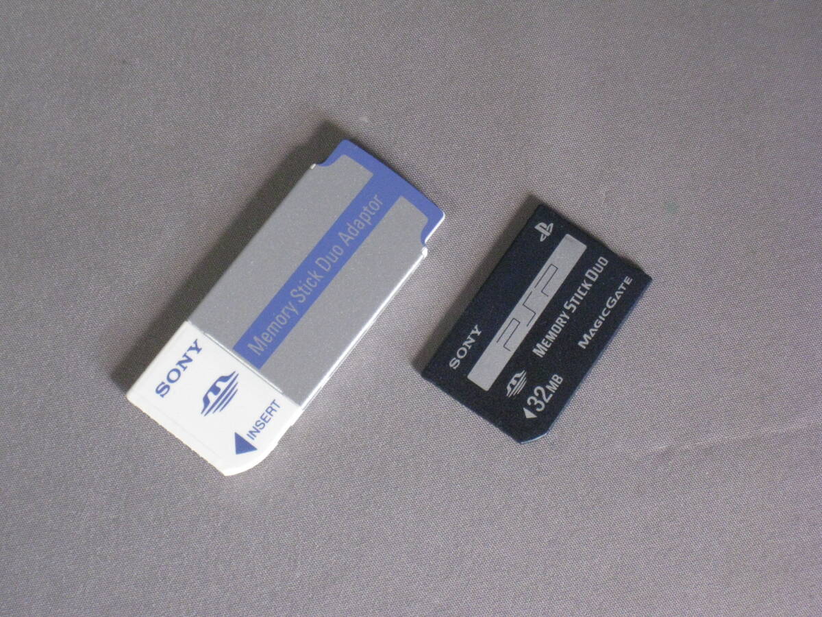 ★★★ メモリースティック デュオ32MB+メモリースティック デュオ アダプター ★★★拍卖