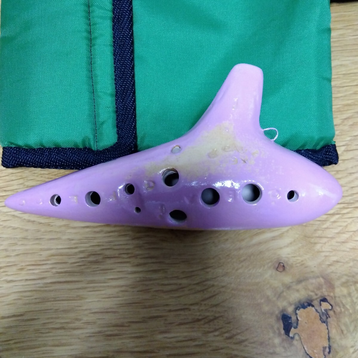 アケタ オカリナ T-5C アルトC 5C Rシリーズ オカリーナ AKETA 笛 管楽器 R管 ピンク 桃色 専用ソフトケース付き拍卖