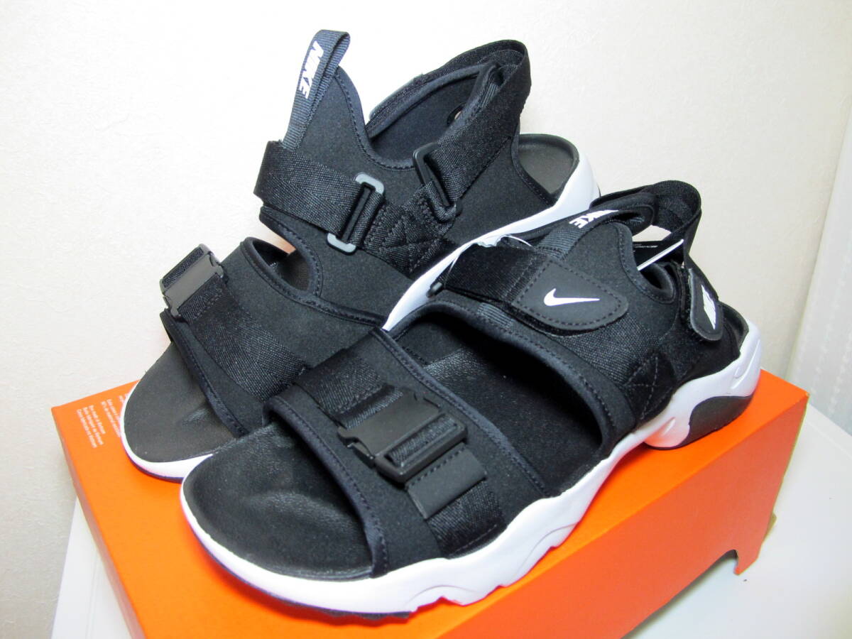 ラス1 新品 NIKE CANYON SANDAL / キャニオンサンダル 29.0cm 黒×白 CI8797-002 スポーツサンダル拍卖