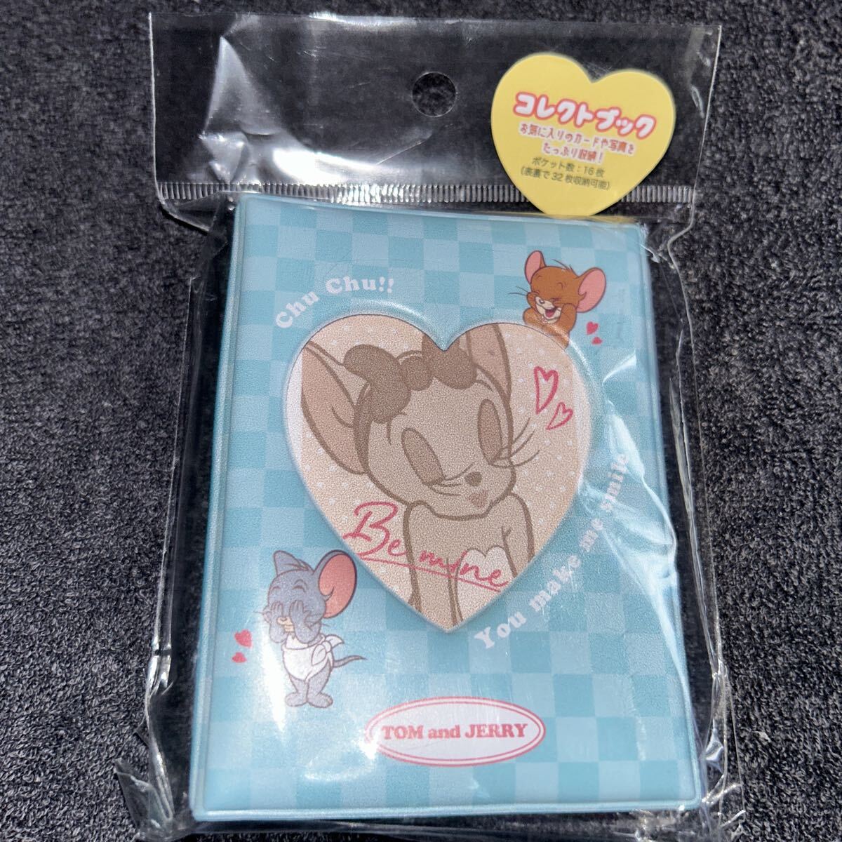 新品 トムとジェリー カードケース コレクトブック ハート ミント ティーズファクトリー 収納ケース 推し活 キャラクター グッズ拍卖