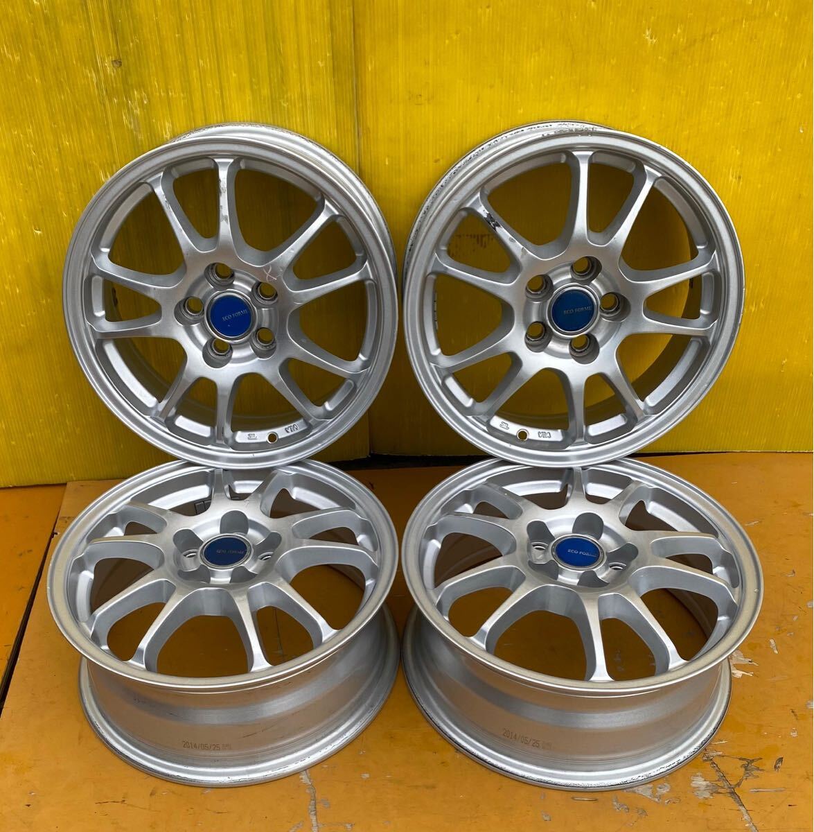 ZT-5428 ★ アルミホイール ★ 16×6J★ 16インチ★ ECO FORME★ インセット39★ 中古品4本★多少傷あり★5穴★GRS180 クラウン拍卖