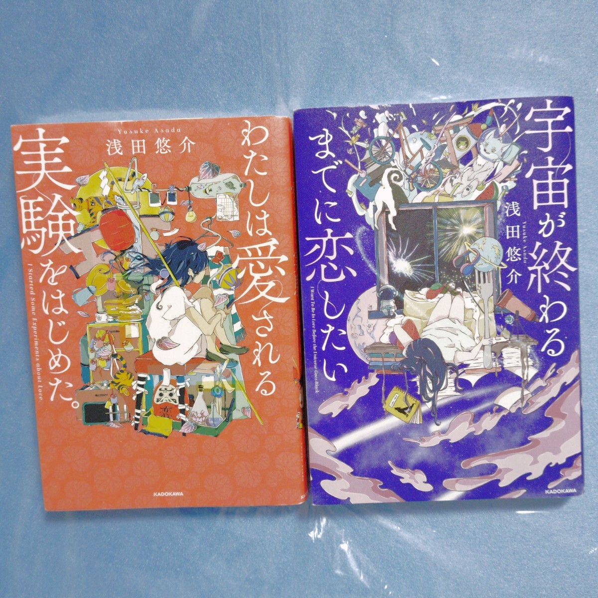 本 2冊 浅田悠介 宇宙が終わるまでに恋したい 愛される実験をはじめた 婚活 恋愛 テクニック 成就 拍卖