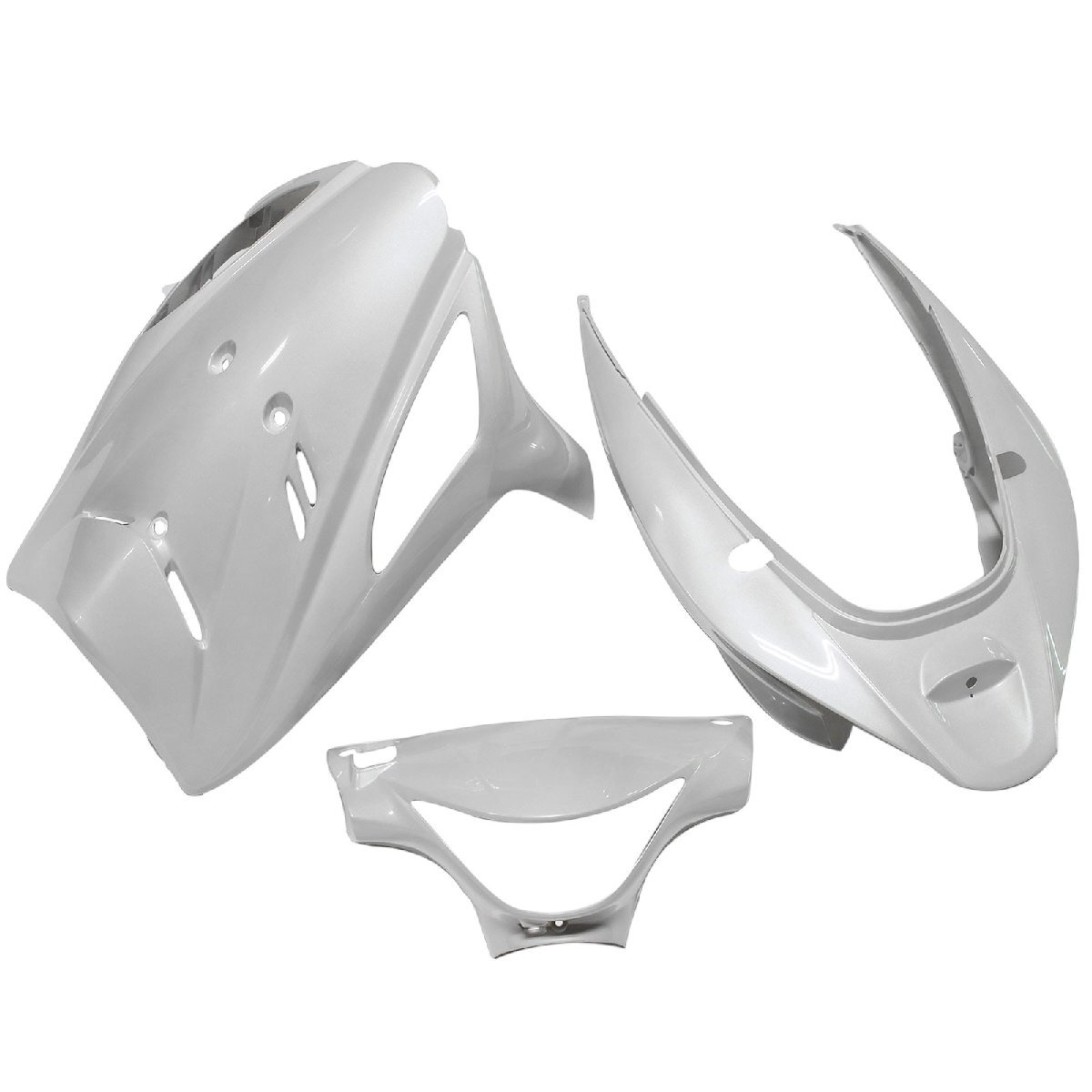 スズキ アドレスV125S CF4MA 外装 3点 カウル セット パールグラスホワイトNo.2 スポイラー別 PFP拍卖