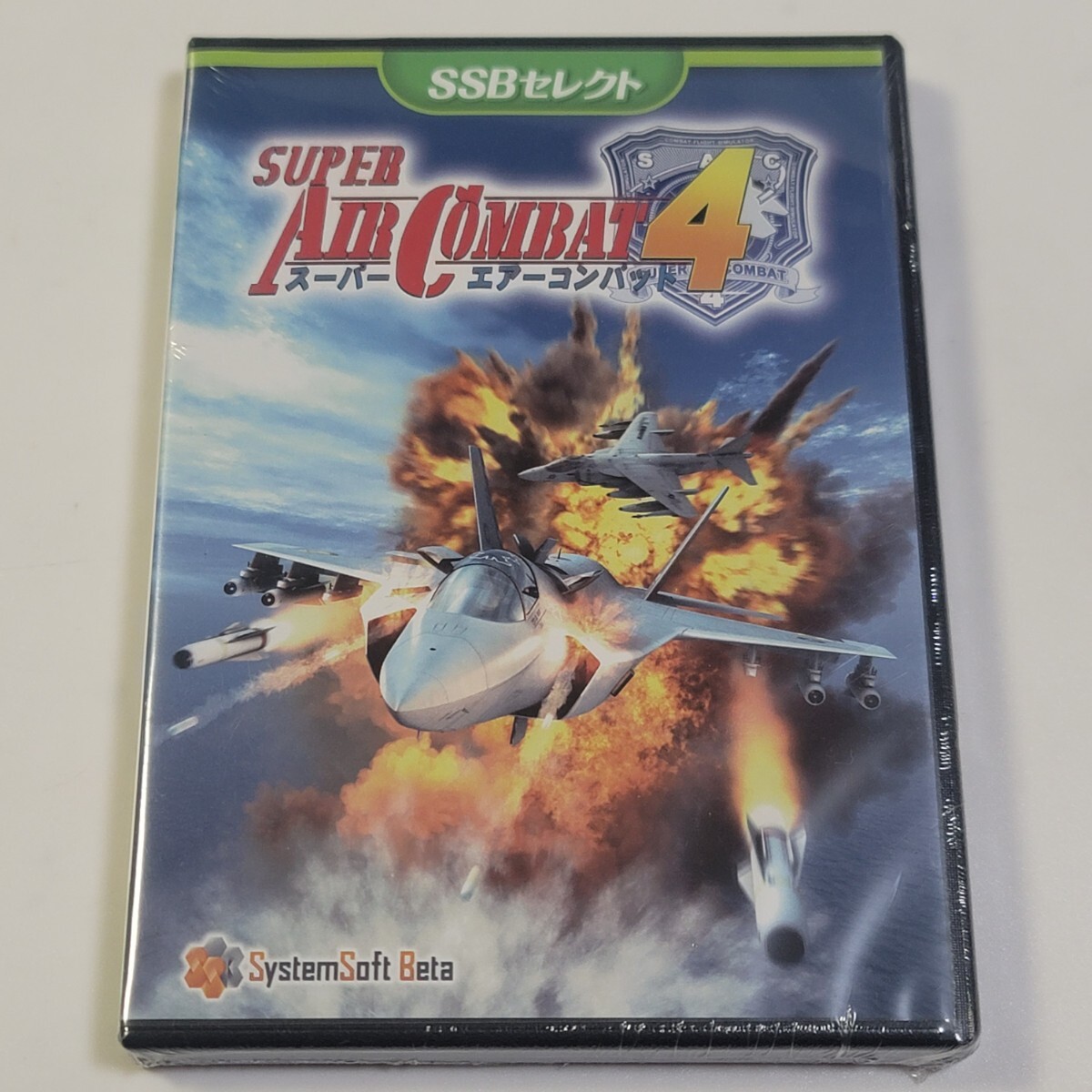 《新品/未開封》Windows PCゲーム スーパーエアーコンバット4 Super Air Combat / SystemSoft Beta SSBセレクト フライトシミュレーション拍卖
