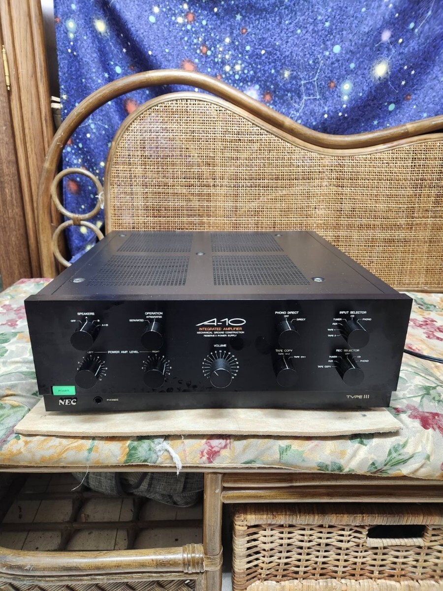 伝説!極上品フルレストア済!完動超美品!NECプリメインアンプA-10TYPEⅢ拍卖