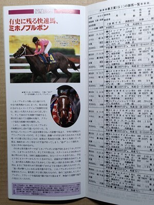 競馬 JRA レープロ970413中山 皐月賞サニーブライアン/Yミホノブルボン#イシノサンデーUナリタタイシンビワハヤヒデ山野浩一セクレタリアト拍卖