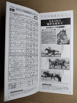 競馬 JRA レープロ991121東京 メジロドーベル引退式 /#タイキシャトル Hジェニュイン トロットサンダー ノースフライト Sブラックホーク拍卖