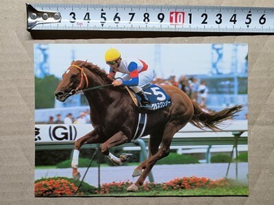 競馬 絵はがき 非売品ポストカード JRA グラスワンダー 的場均 第40回宝塚記念・1999年拍卖