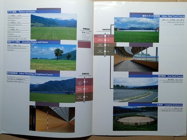 競馬 JRA 冊子 BTC 北海道日高 軽種馬育成調教場 要覧 1994年頃 [芝・坂路・砂・ウッドチップ馬場概要 調教コースの特性と期待する調教効果拍卖