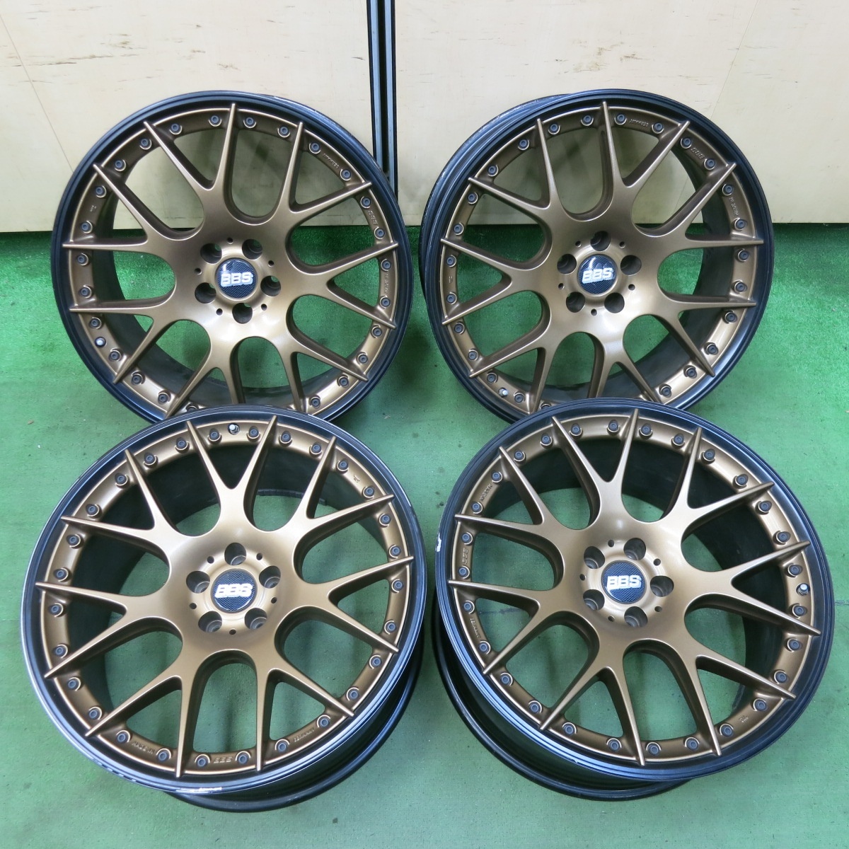 空気圧センサー付★BBS CH-R2 ブロンズ 21インチ ホイール 21×9J 21×10.5J PCD112/5H★5062406SYホ拍卖
