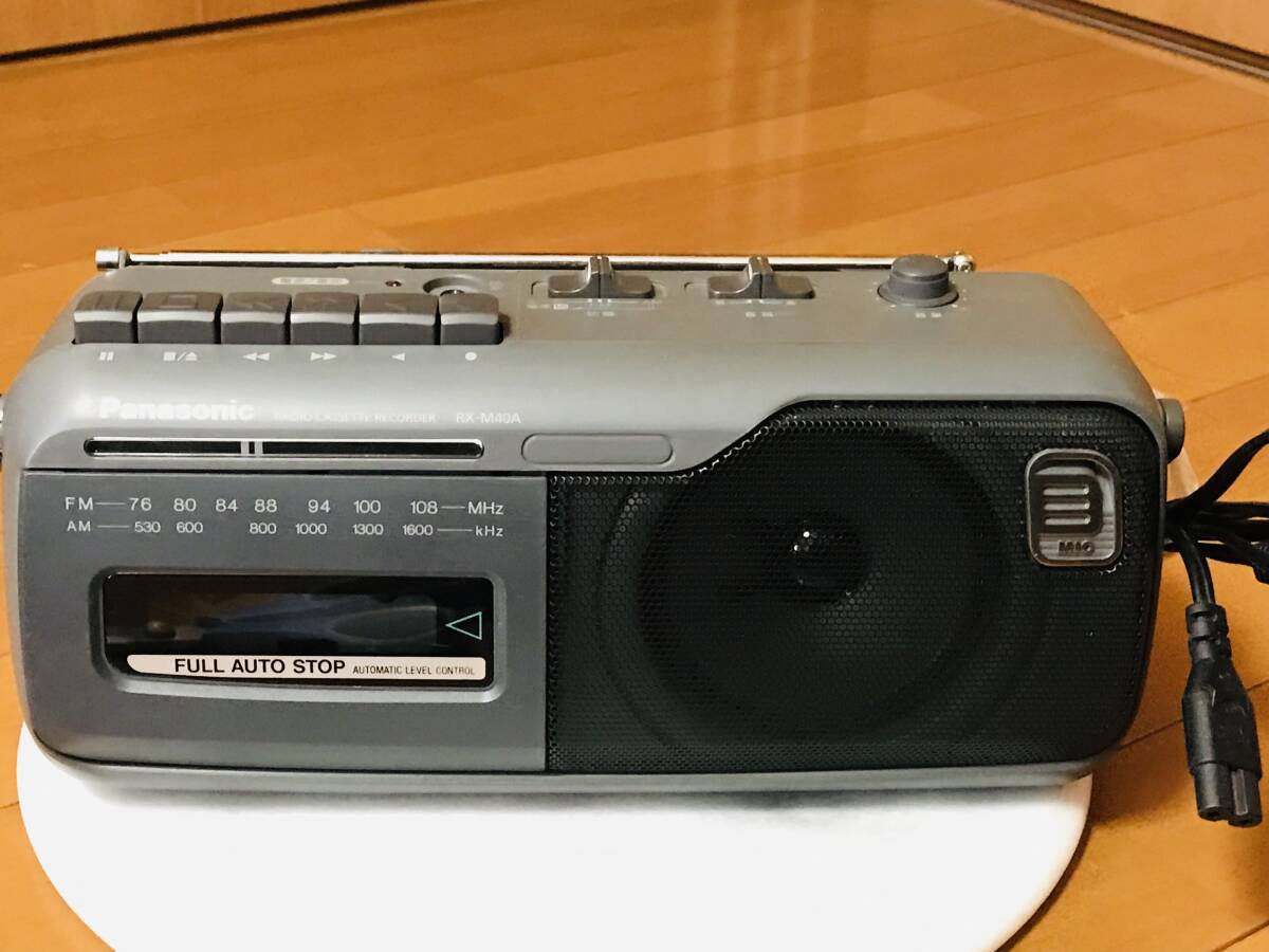 ★Panasonic パナソニック ラジオカセットレコーダー RX-M40A★即決★拍卖