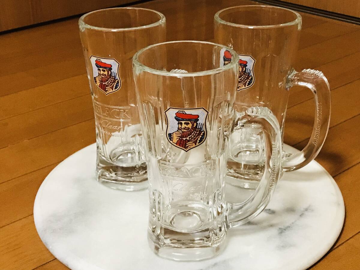 ★新品未使用★非売品 ブラックニッカ クリア ハイボールグラス ジョッキ 3個セット ニッカウヰスキー ハイボール★即決★拍卖
