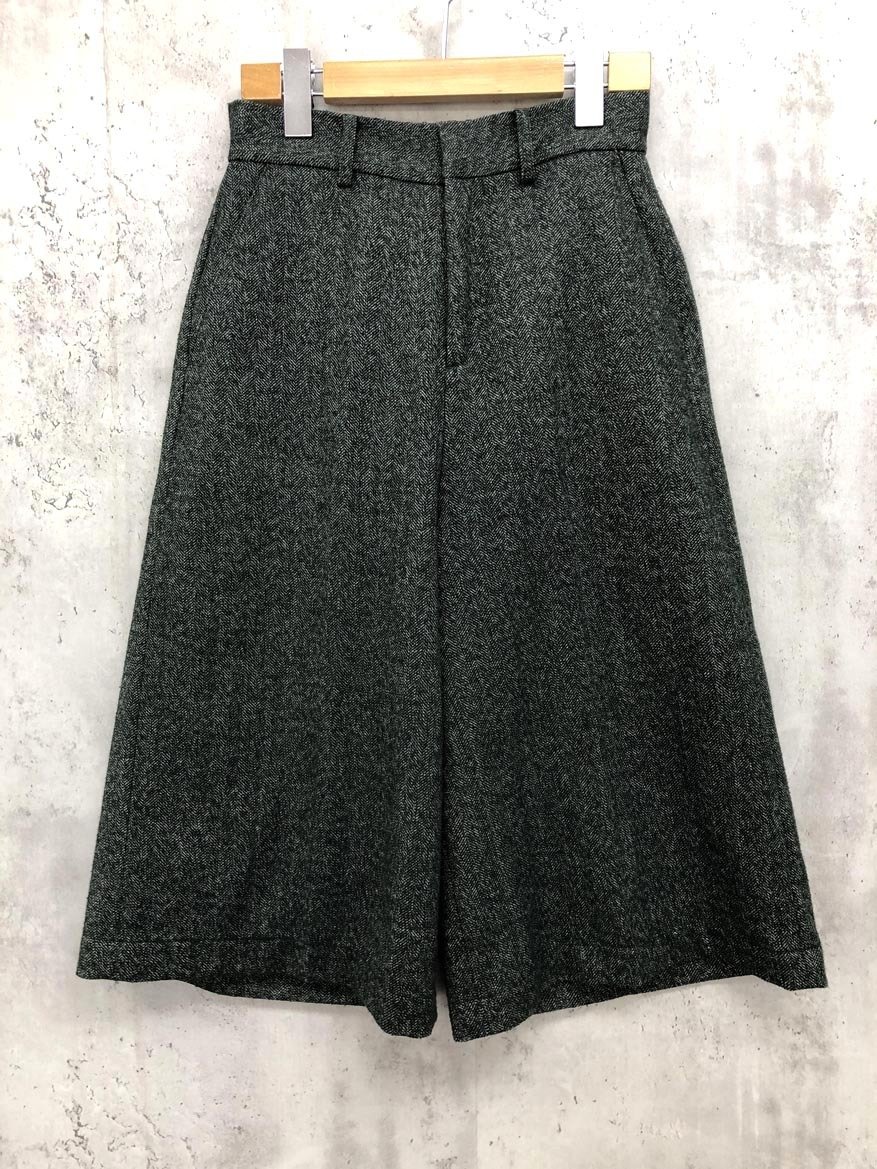 美品 crie conforto クリーコンフォルト 254EAT31-147I キュロット 起毛 パンツ sizeS/緑 ■■ ☆ fhc2 レディース拍卖