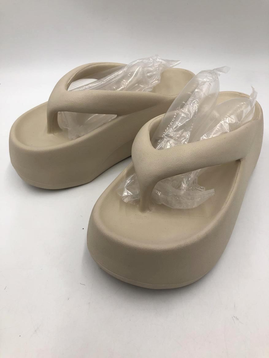 未使用品■chuclla チュクラ プラットフォーム トング サンダル size35-36/ベージュ ■◆ ☆ fhc6 レディース拍卖