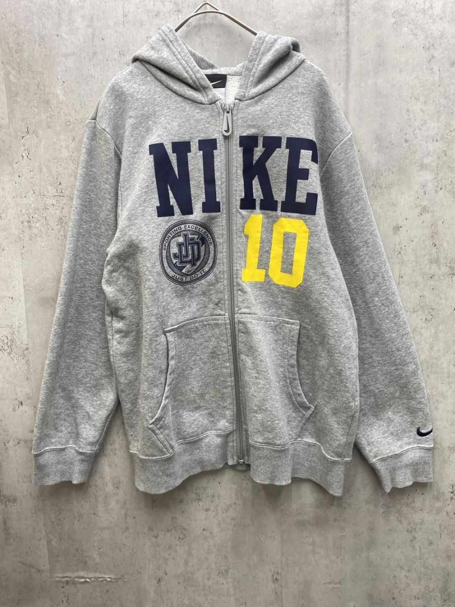 NIKE ナイキ フルジップ スウェット パーカー size150-160cm/グレー ◇■拍卖