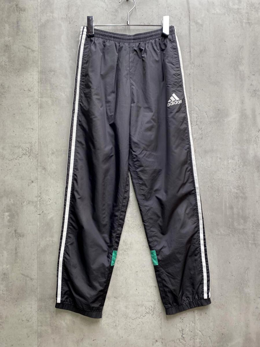 ゆうパケットOK adidas アディダス 薄手 軽量 トレーニング パンツ サイドライン size160/グレー ◇■拍卖