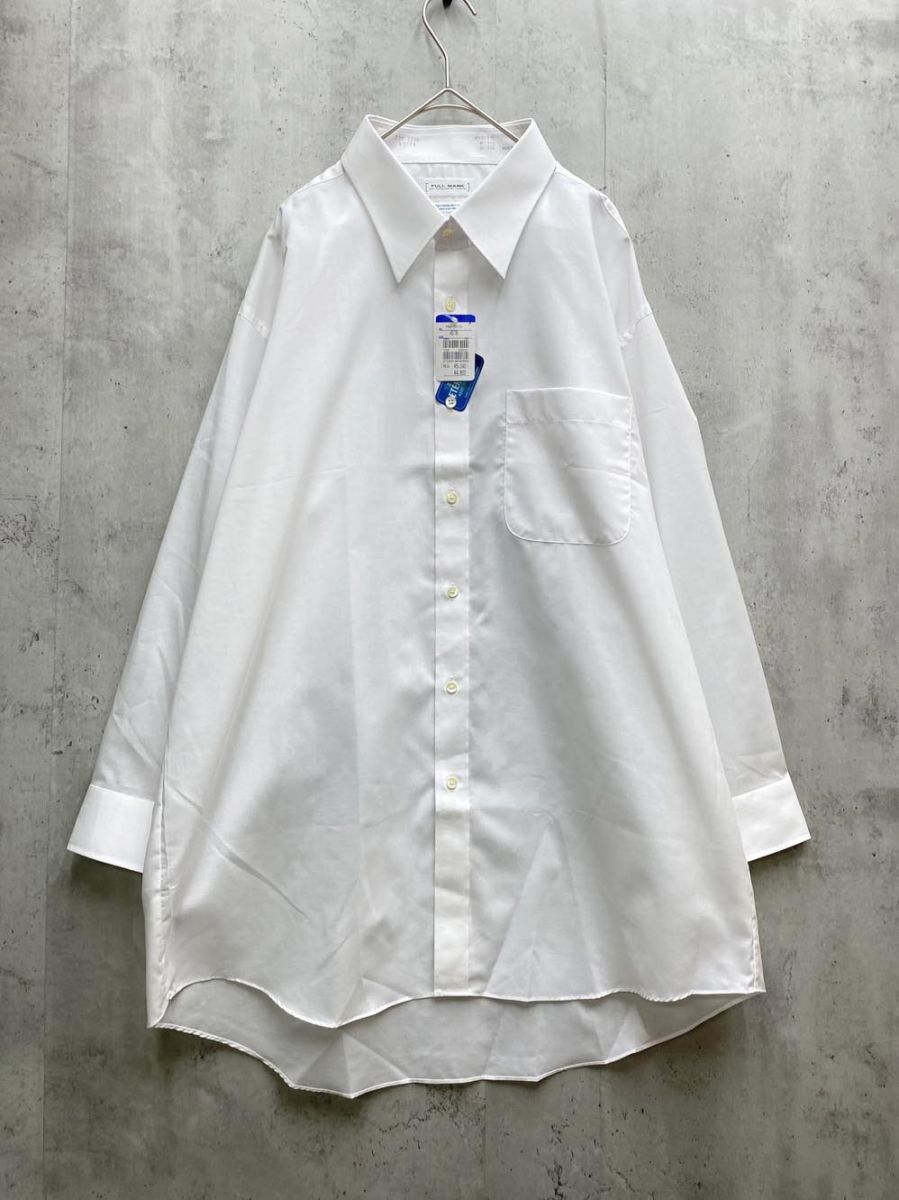 ゆうパケットOK 新品 FULL MARK フルマーク カッターシャツ ワイシャツ size082/白 ◇■拍卖