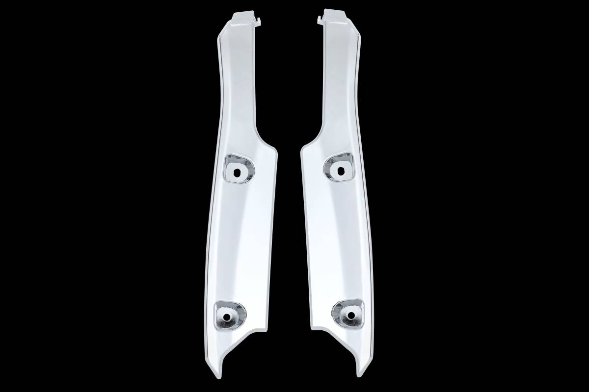 ■新品⇒日野17レンジャー メッキ フロントバンパーエンドカバー 左右セット RAN-18拍卖