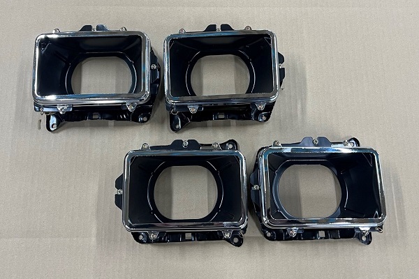 ■新品⇒稀少レア数量限定 奥目 角目4灯 ハウジングライト枠  Y30 クルージングレンジャー/ドルフィン/テラヴィ デコトラ  T-17拍卖