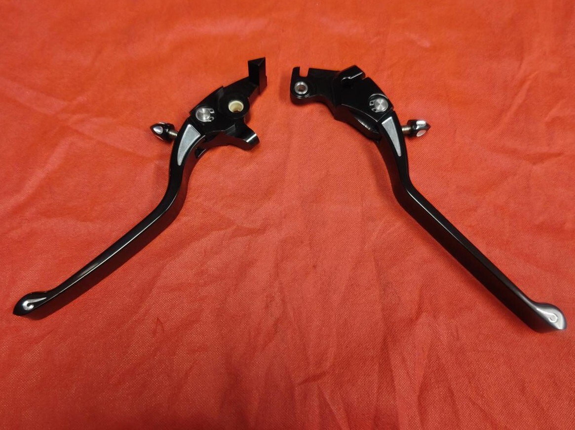 XG750 Street750 左右レバーセット クラッチレバー ブレーキレバー CNC ブラック ストリート750 ハーレーダビッドソン Street500 XG500拍卖