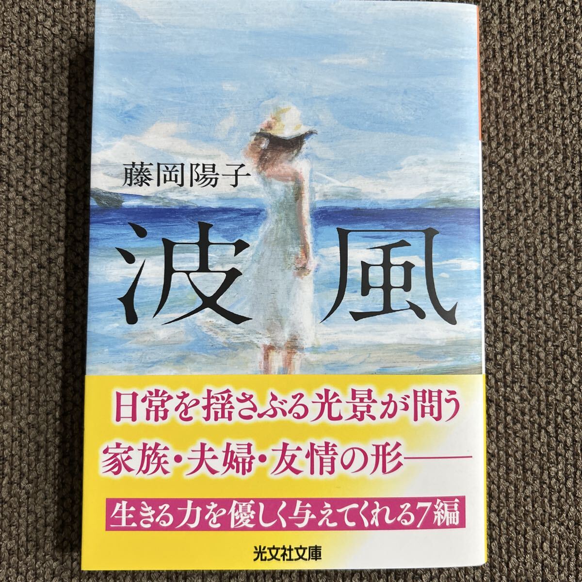 波風 藤岡陽子 光文社文庫 帯あり 一読のみ拍卖