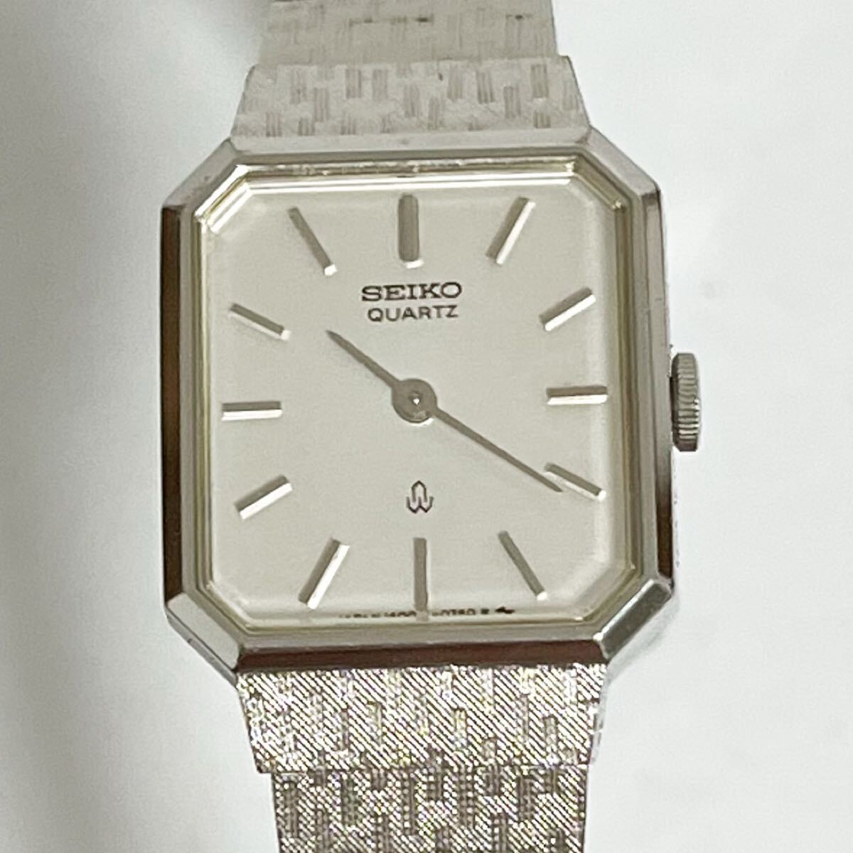 和822★ SEIKO 1400-5490 231281 セイコー クォーツ 2針 腕時計 ウォッチ シルバー メタルバンド レディース拍卖