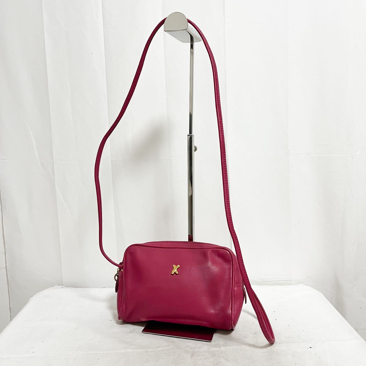 和823★ by Paloma Picasso バイパロマピカソ レザーバッグ ミニバッグ ショルダーバッグ ピンク レディース拍卖