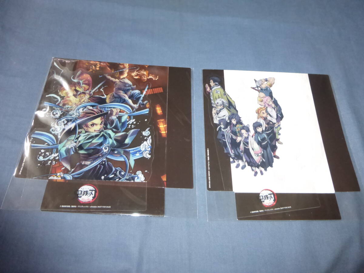 未使用・未開封◆鬼滅シアター 鬼滅の刃 特別編集版 入場者特典 鼓屋敷編・柱合会議蝶屋敷編 クリアスタンド2枚セット/アクリルスタンド拍卖