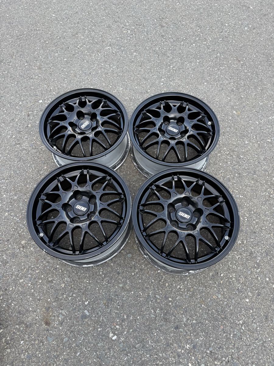 NISSAN純正 16インチ 7J 5穴PCD114.3オフセット+40 BBS CG26 中古アルミホイール4本セット 拍卖