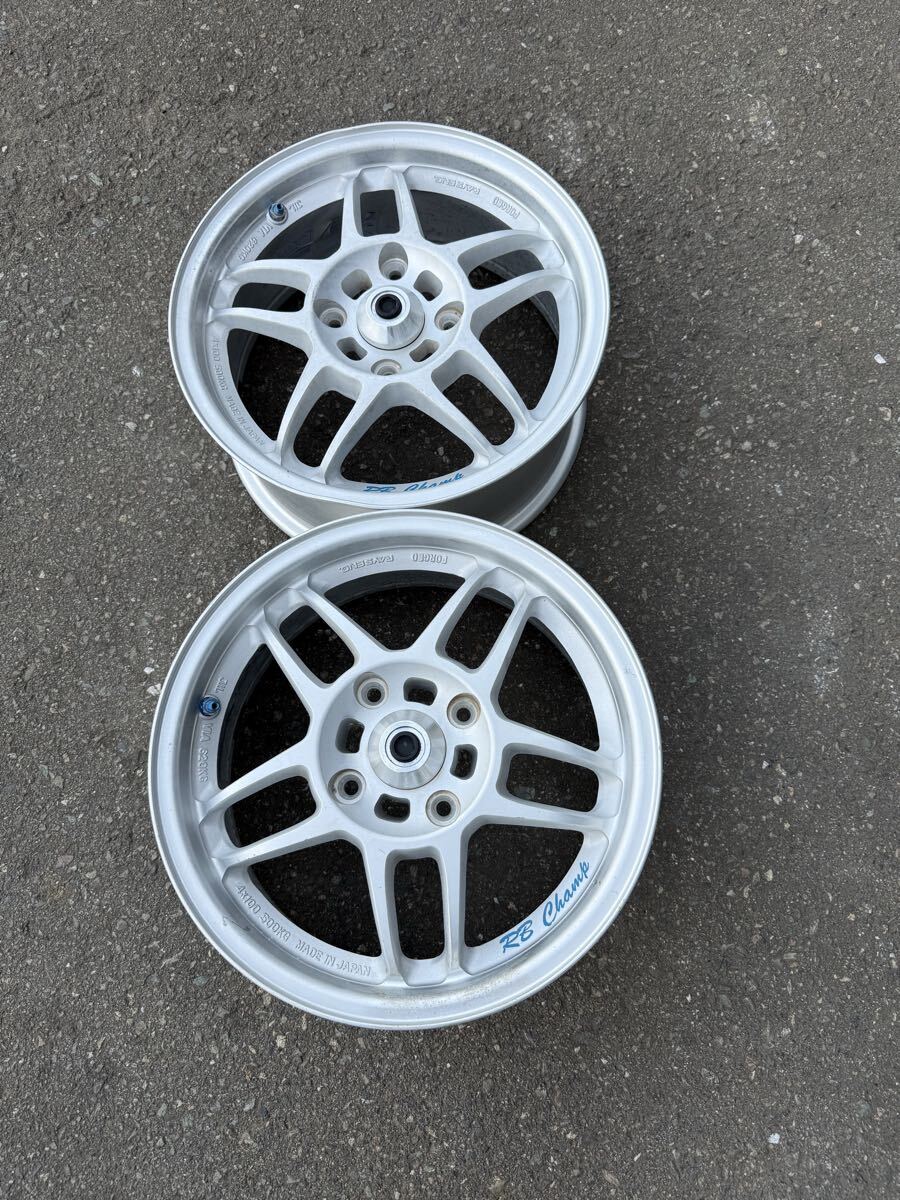 RB CHAMP 中古アルミホイール2本 15インチ 6.5J 4穴PCD114.3 オフセット+45 RAYS 軽造 レア 拍卖