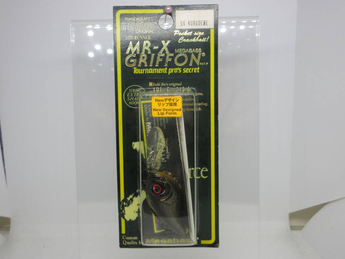 メガバス・MR-Xグリフォン GGクロデメ 2002 未開封品! MEGABASS MR-X GRIFFON GG KURODEME 2002拍卖