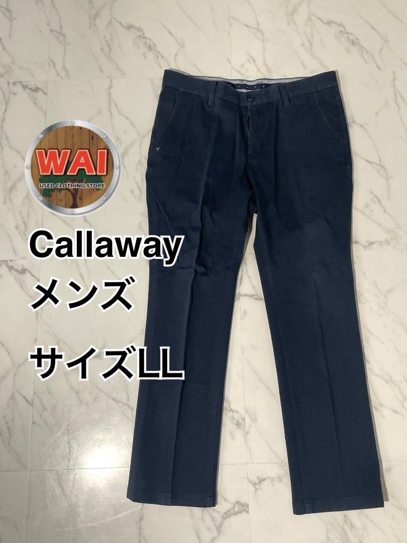Callaway メンズ パンツ LLサイズ ネイビー 0393拍卖