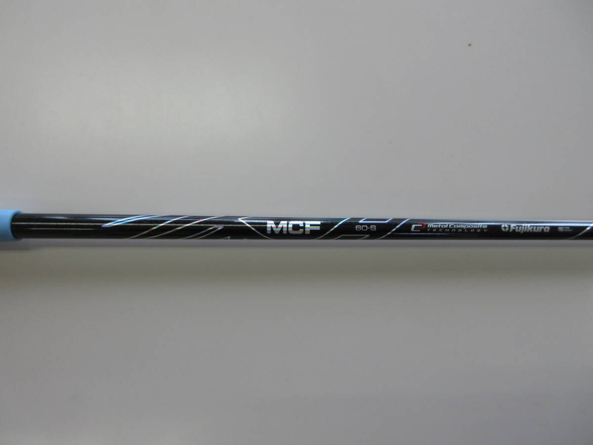 ラウンド無し★絶対打ちやすい 素直なしなり 上がる押し込む★フジクラ MCF60(S) FW用 テーラーメイドスリーブ付き グリップ美品拍卖