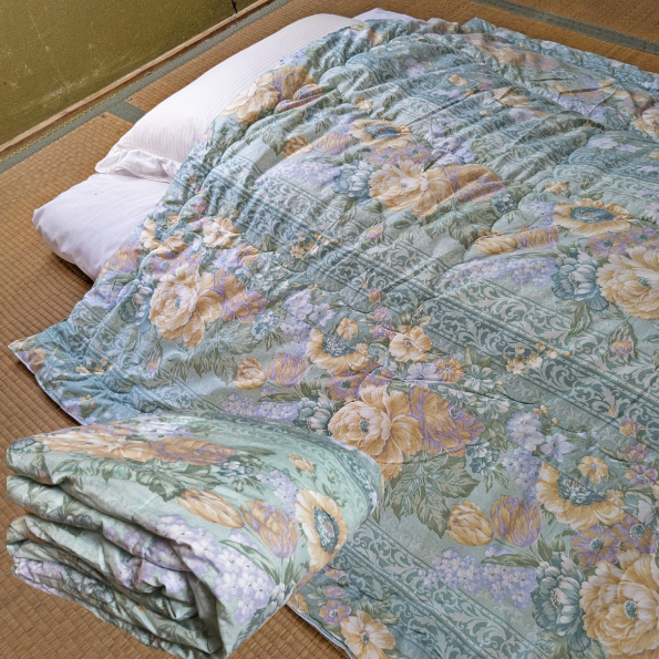 手づくり真綿ふとん 増量 シングル 3137ブルー拍卖