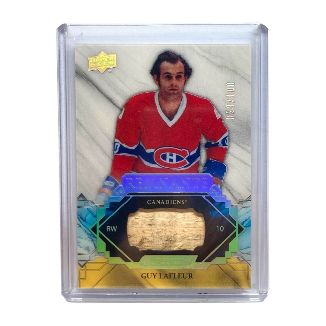 UPPER DECK NHLカード ENGRAINED GUY LAFLEUR CANADIENS 029/100 #R-GL 中古 IT2拍卖