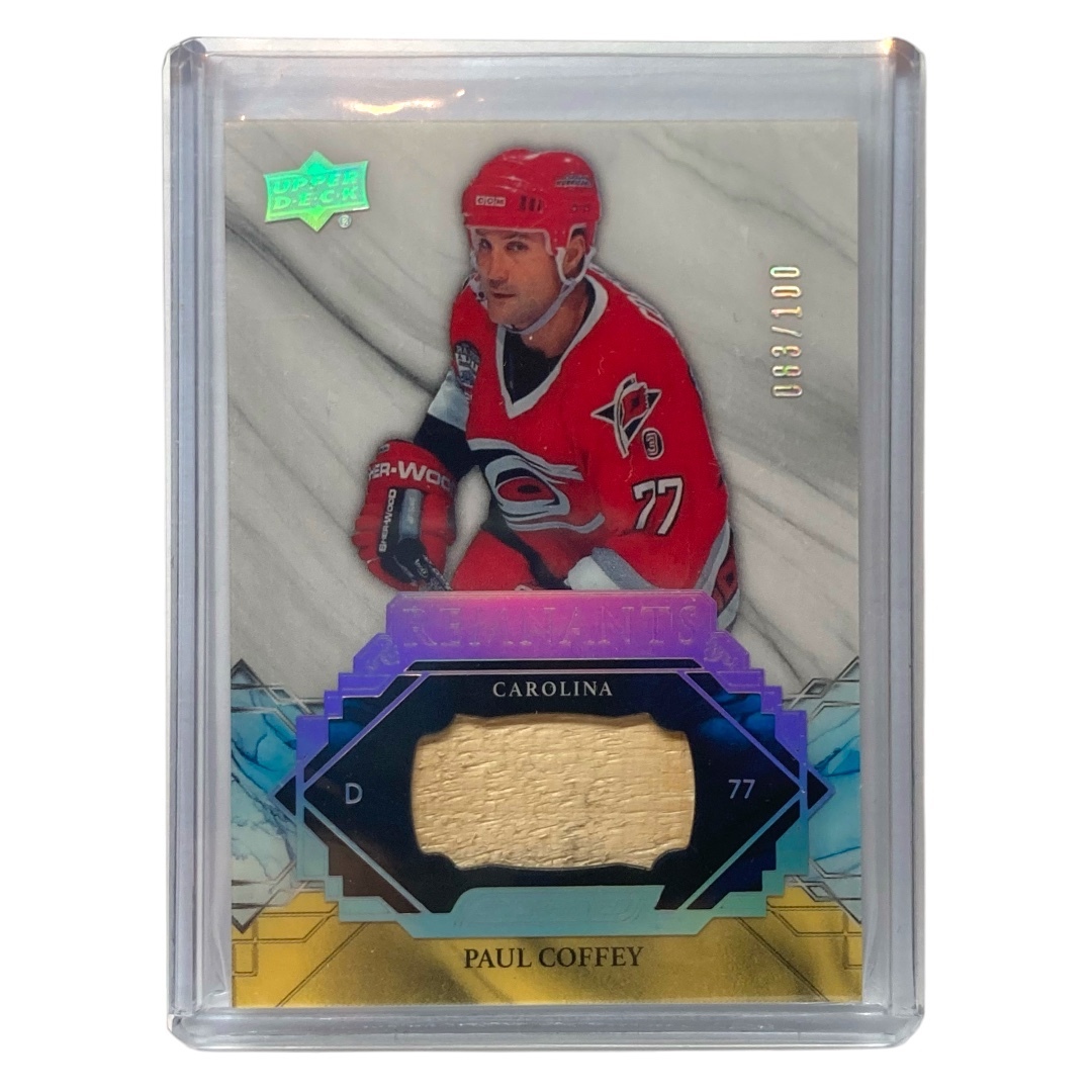 UPPER DECK NHLカード ENGRAINED PAUL COFFEY HURICANES 083/100 #R-PC 中古 IT2拍卖