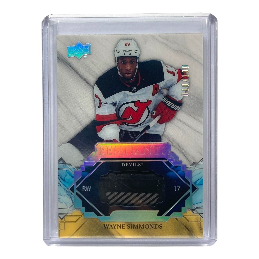 UPPER DECK NHLカード ENGRAINED WAYNE SIMMONDS DEVILS 010/100 #R-WS 中古 IT2拍卖
