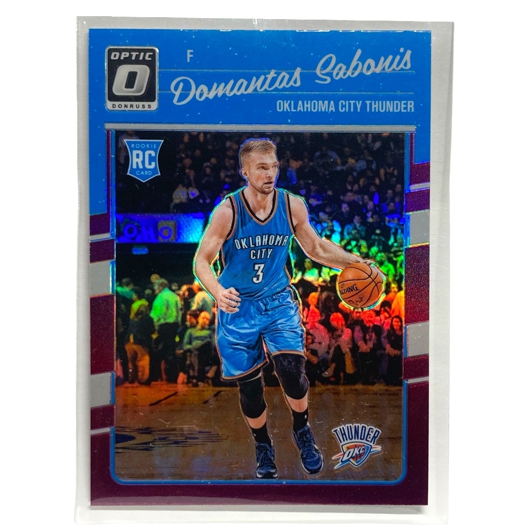 PANINI NBAカード DONRUSS OPTIC PRIZM DOMANTAS SABONIS THUNDER #161 中古 IT2拍卖