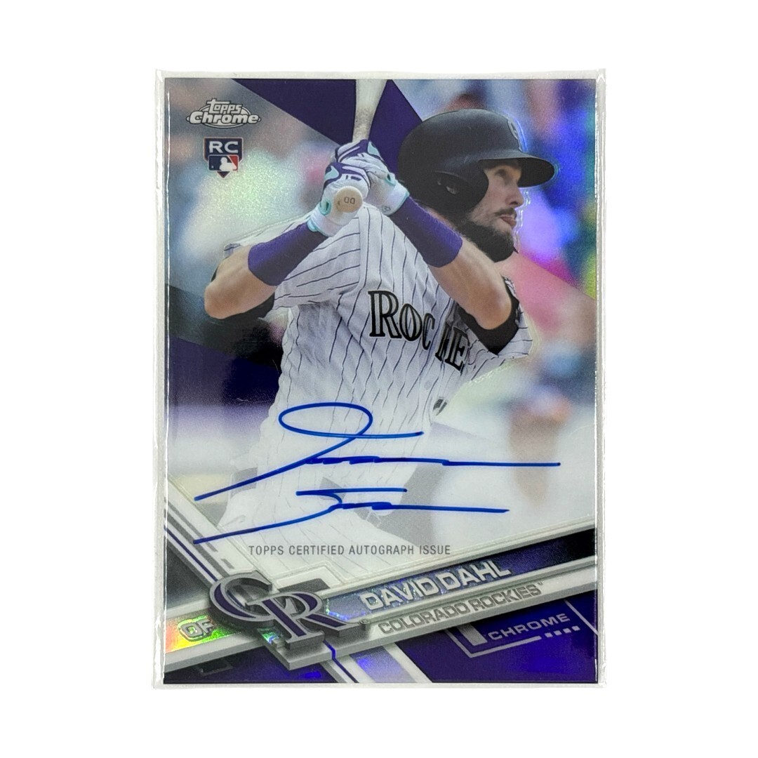 TOPPS MLBカード CHROME DAVID DAHL COLORADO ROCKIES 143/250 #RA-DD 中古 IT1拍卖
