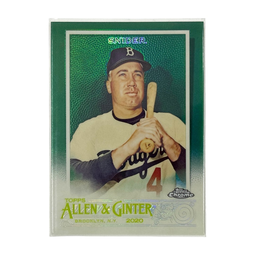 TOPPS MLBカード CHROME ALLEN & GINTER DUKE SNIDER BROOKLYN DODGERS 91/99 #59 中古 IT1拍卖