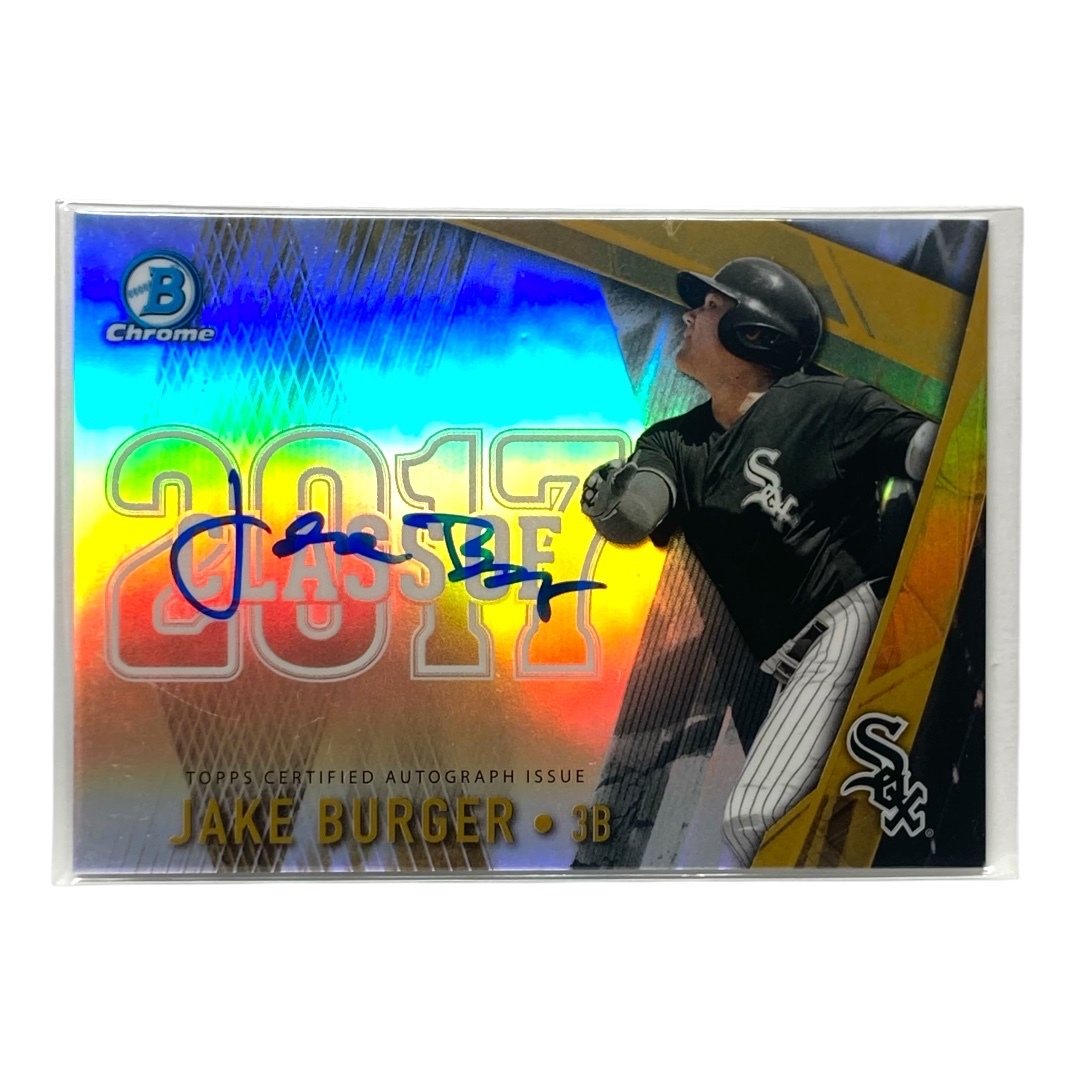 TOPPS MLBカード BOWMAN CHROME JAKE BURGER WHITE SOX 36/50 #C17A-JB 中古 IT2拍卖