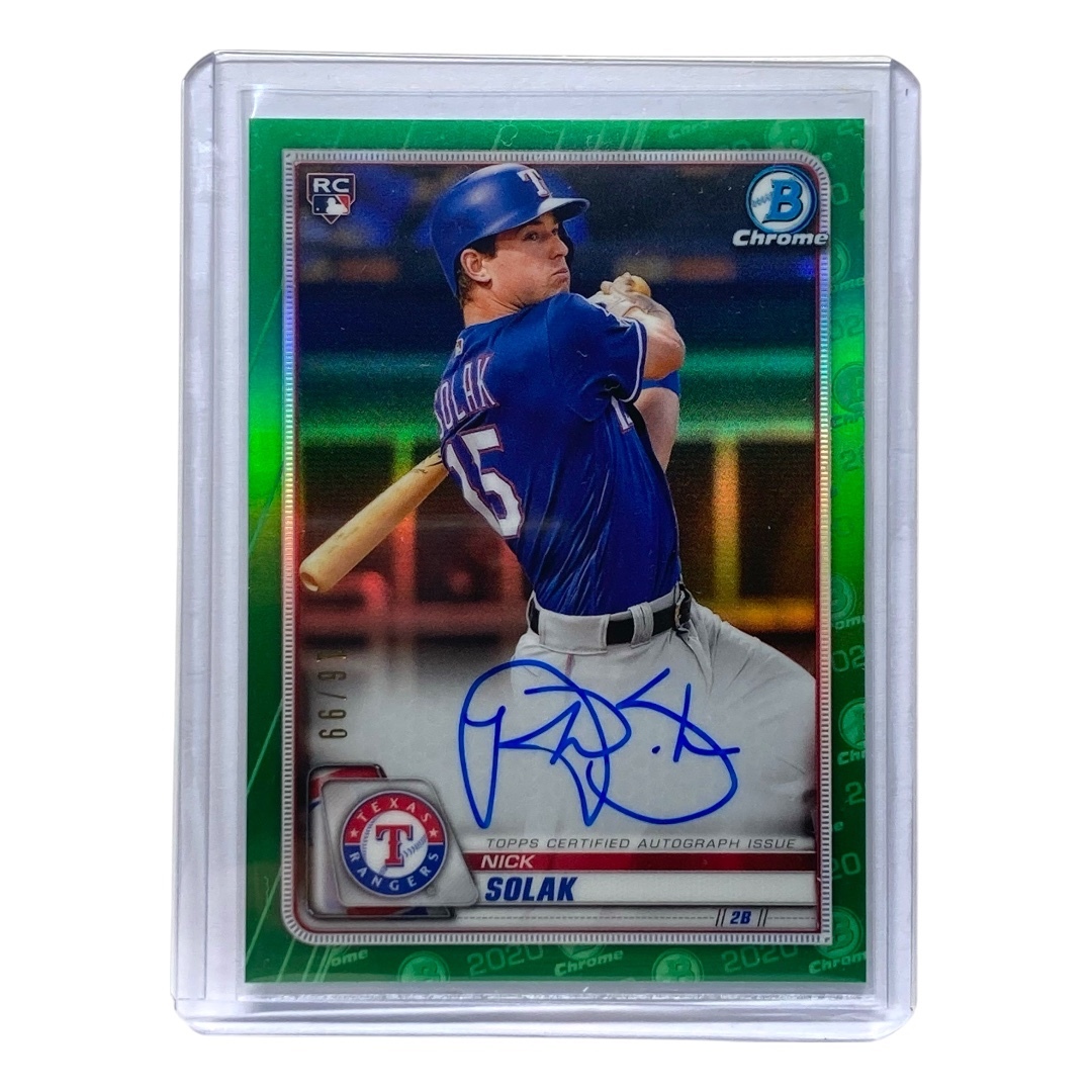 TOPPS MLBカード BOWMAN CHROME NICK SOLAK RANGERS 16/99 #CRA-NS 中古 IT2拍卖