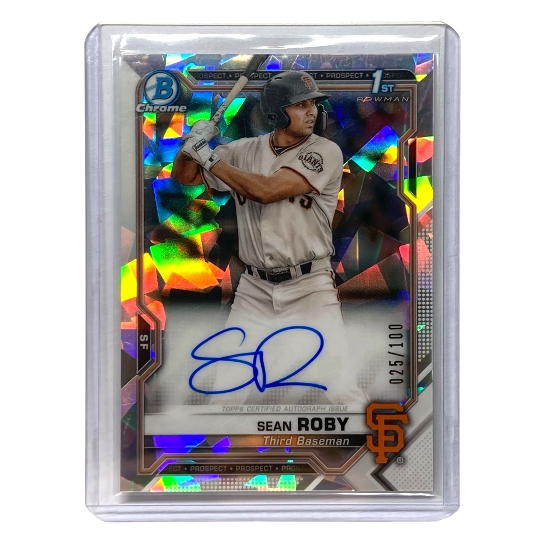 TOPPS MLBカード BOWMAN CHROME SEAN ROBY GIANTS 025/100 #CPA-SRO 中古 IT2拍卖