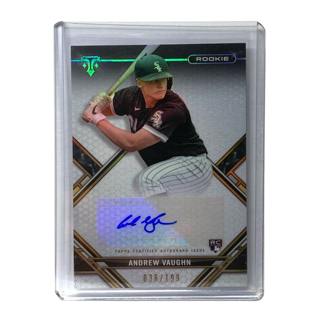 TOPPS MLBカード CHROME ANDREW VAUGHN WHITE SOX 038/199 #RAC-AV 中古 IT2拍卖