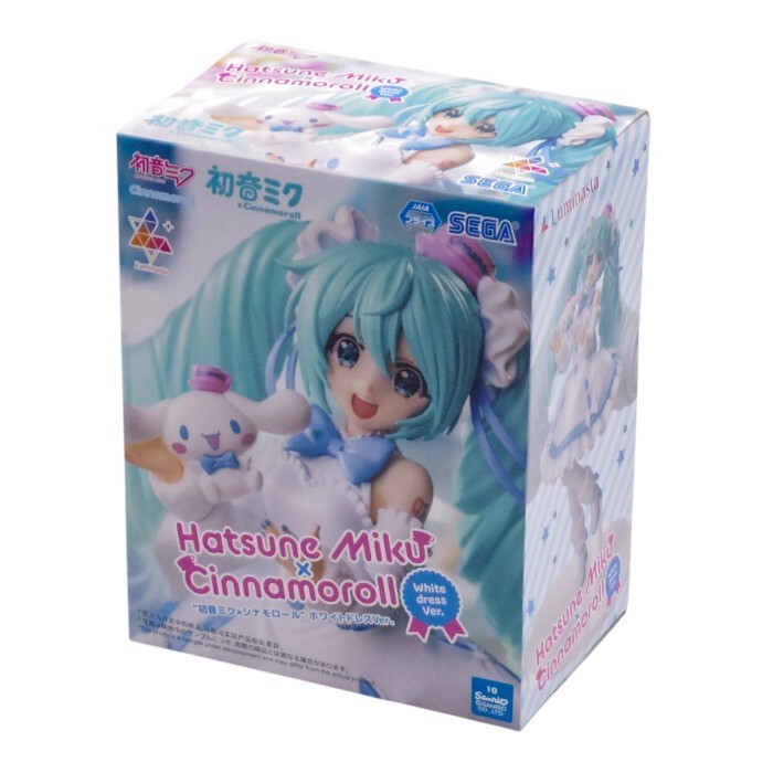 未開封品 SEGA 初音ミク×シナモロール 「初音ミクシリーズ」 Luminasta“初音ミク×シナモロール”ホワイトドレスVer. 中古 a1拍卖