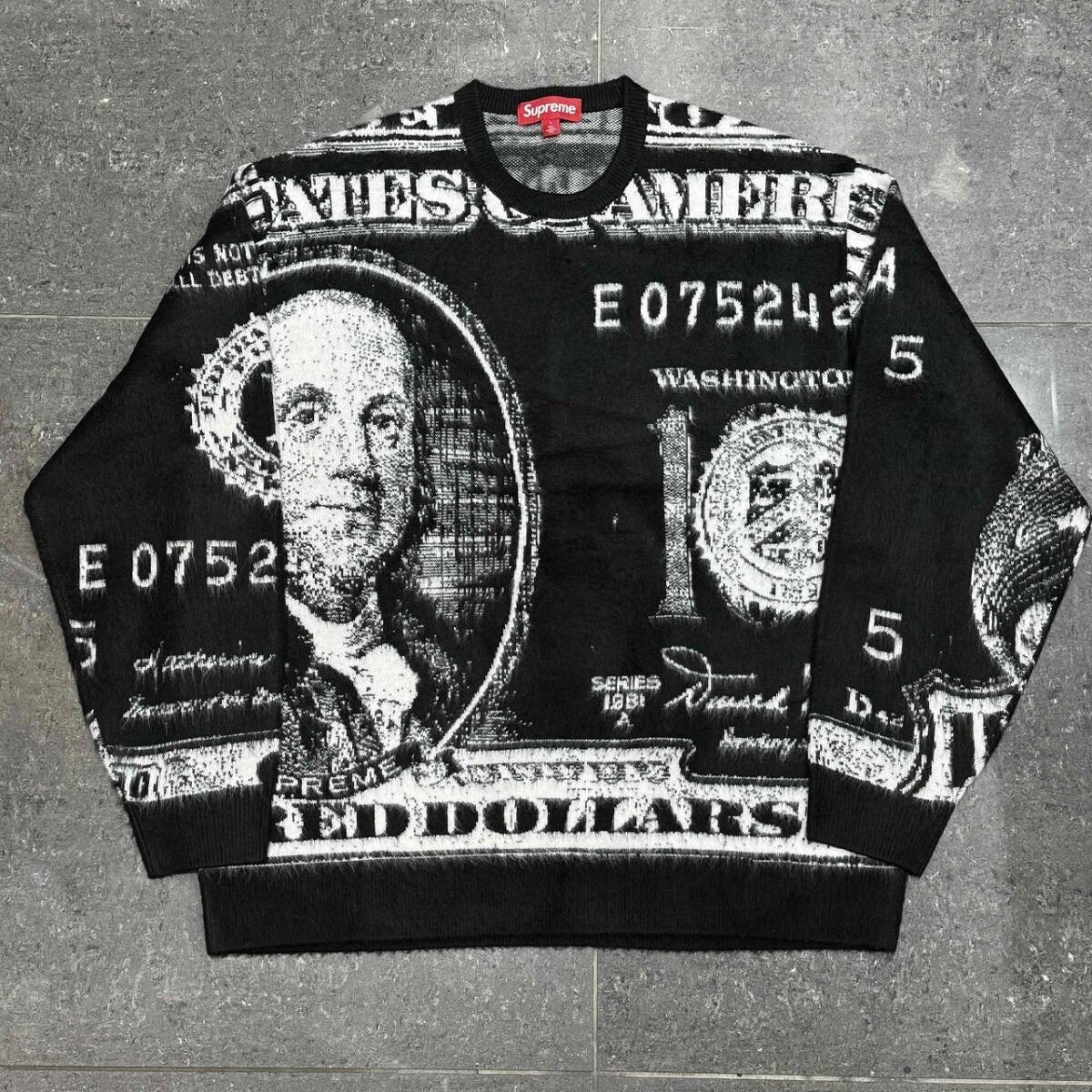 Supreme 25ss Money Sweater SIZE-L シュプリーム マネーセーター ニット拍卖