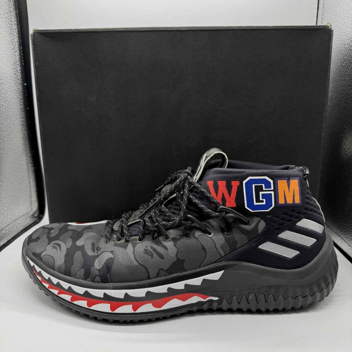 adidas A BATHING APE DAME4 BAPE SIZE-27.5cm AP9975 アディダス×アベイシングエイプ デイム4ベイプ拍卖