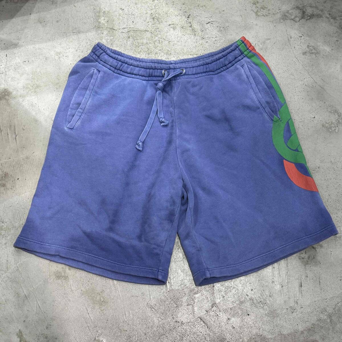GUCCI 19ss インターロッキングG スウェットショートパンツ Mサイズ 536557 XJA グッチ ショーツ ヴィンテージ加工拍卖