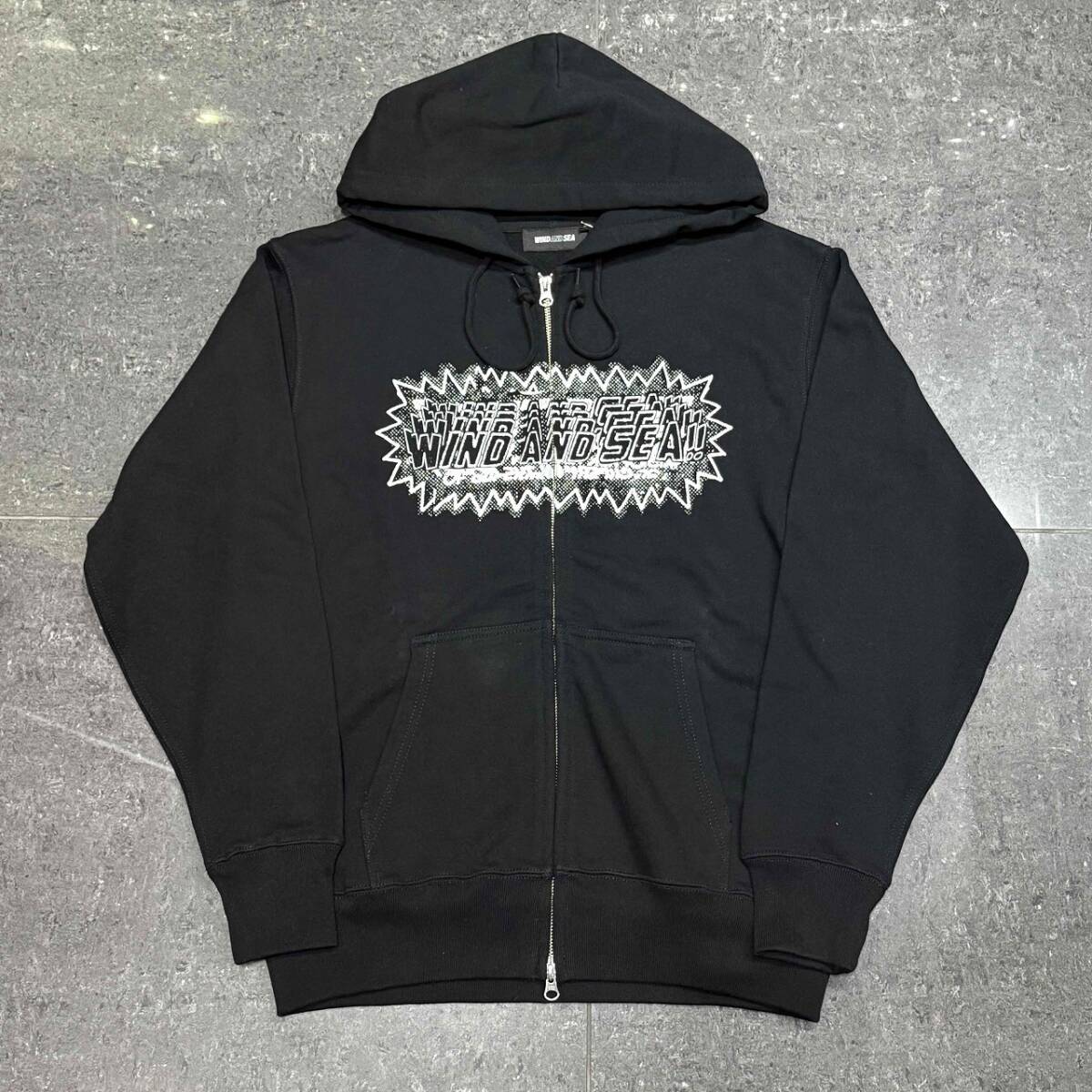 WIND AND SEA NIIMI HIROKI ZIP UP HOODED SIZE-S ウィンダンシー ニイミヒロキジップアップフーデッド拍卖