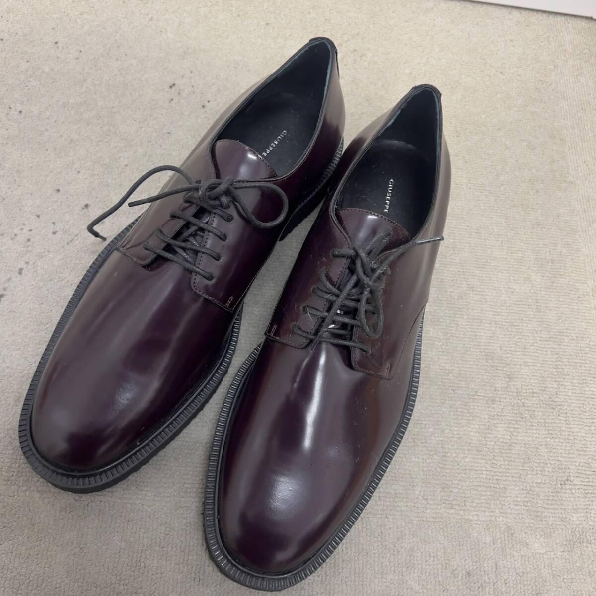 #8317 美品 GIUSEPPE ZANOTTI DESIGN ジュゼッペザノッティデザイン イタリア製 紳士靴 45 28.5cm~29cm拍卖